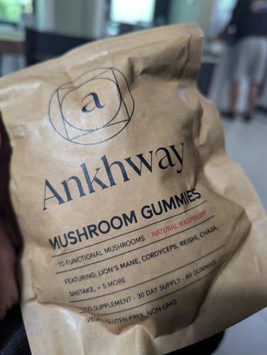 Customer photo review of Mushroom Gummies