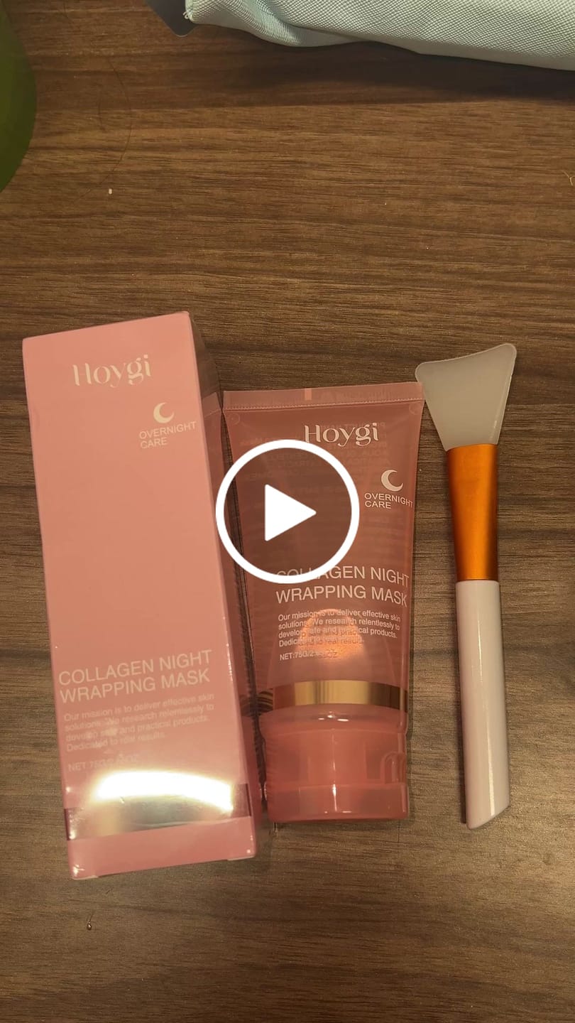 Customer video review of The Naked Skin™ Collagen Overnight Wrapping Mask
