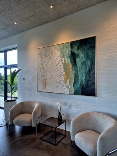 Customer review photo for COLORFUL PAINTING #CA116