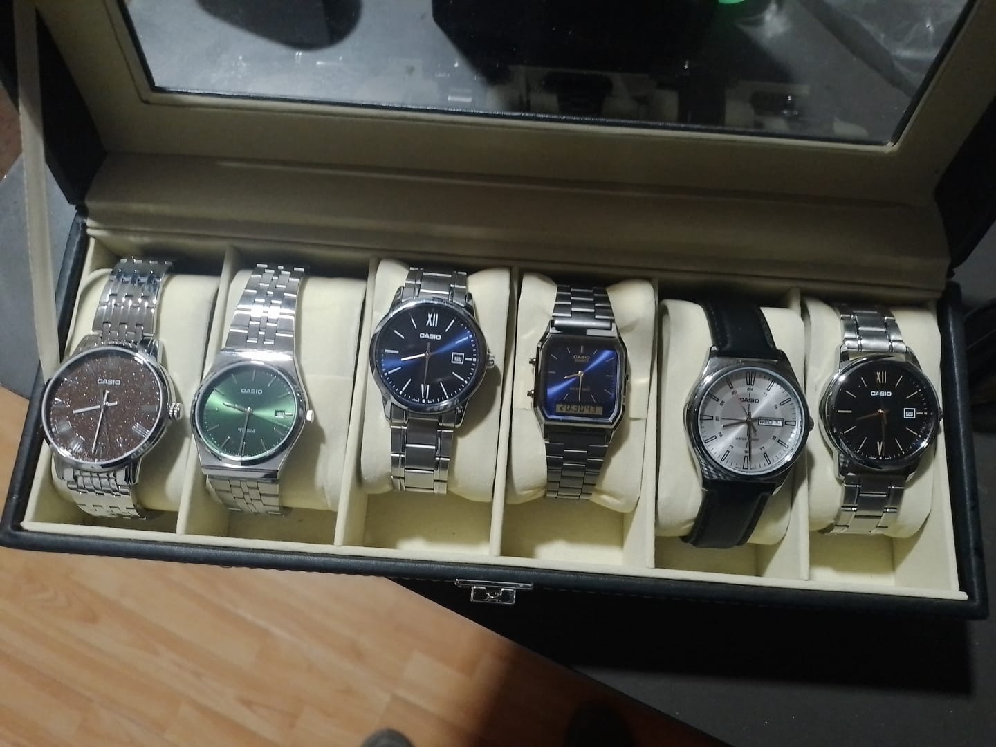 Customer photo review of Reloj Casio Análogo MTP-B145D-3AV Verde 35mm