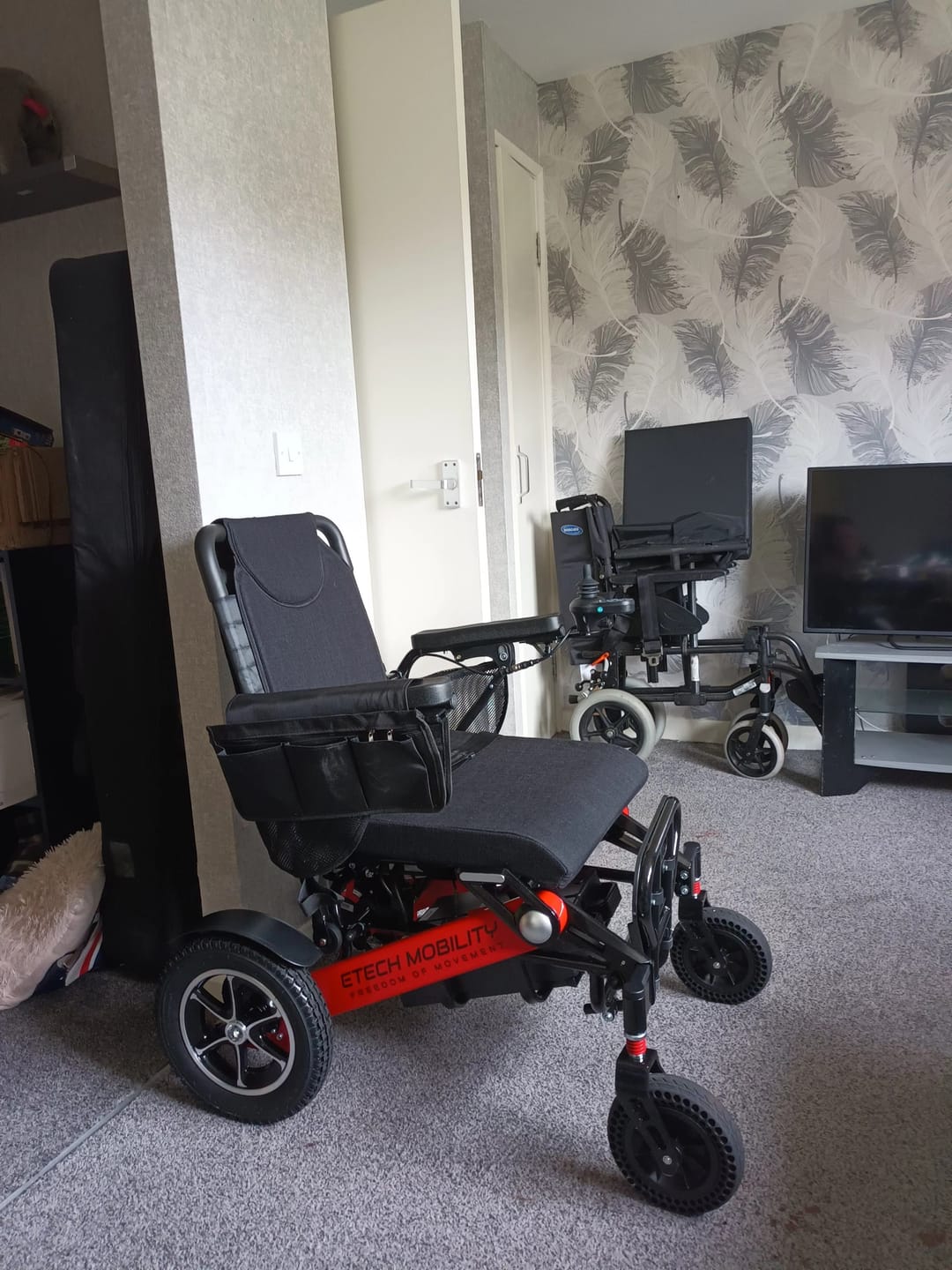Customer photo review of Wide-Seat Automatic Folding Electric Wheelchair | Freedom Elite AF