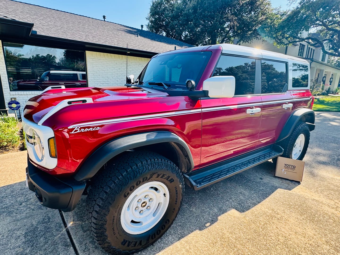 Customer photo review of Ford Bronco OEM Color-Matched Door Handle Cover Set (2/4 Doors)