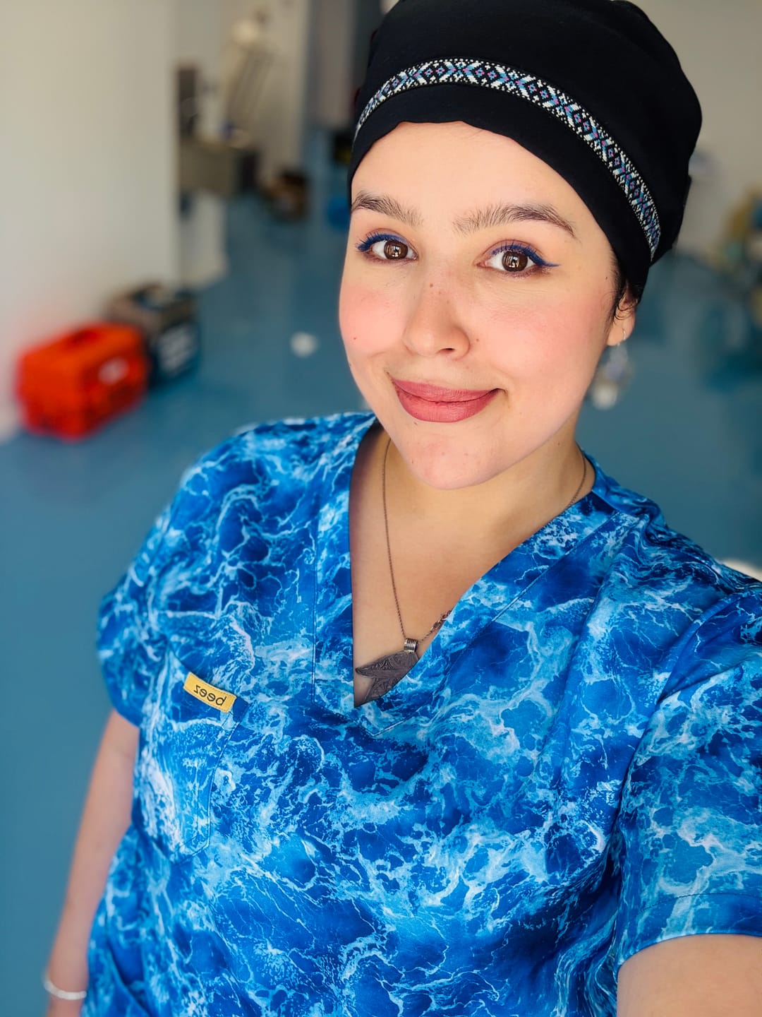 Customer photo review of PRINTS™ - Haut en Col V Femme