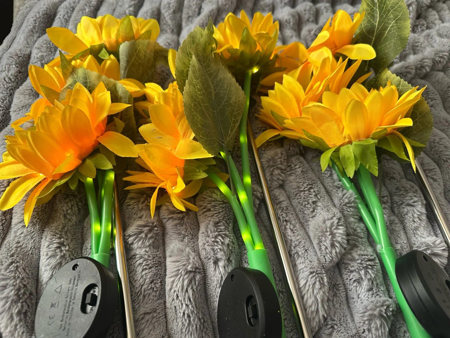Customer photo review of GardenMate™ - Solar Sunflower LED Lights