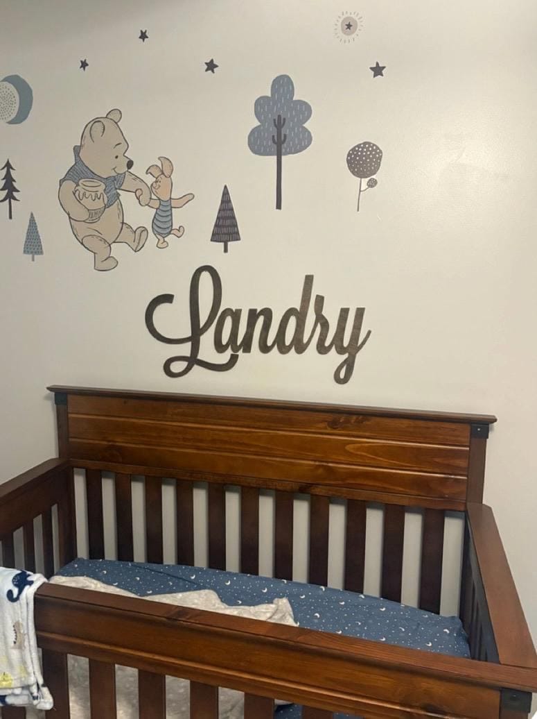 Customer photo review of Custom Wooden Word
