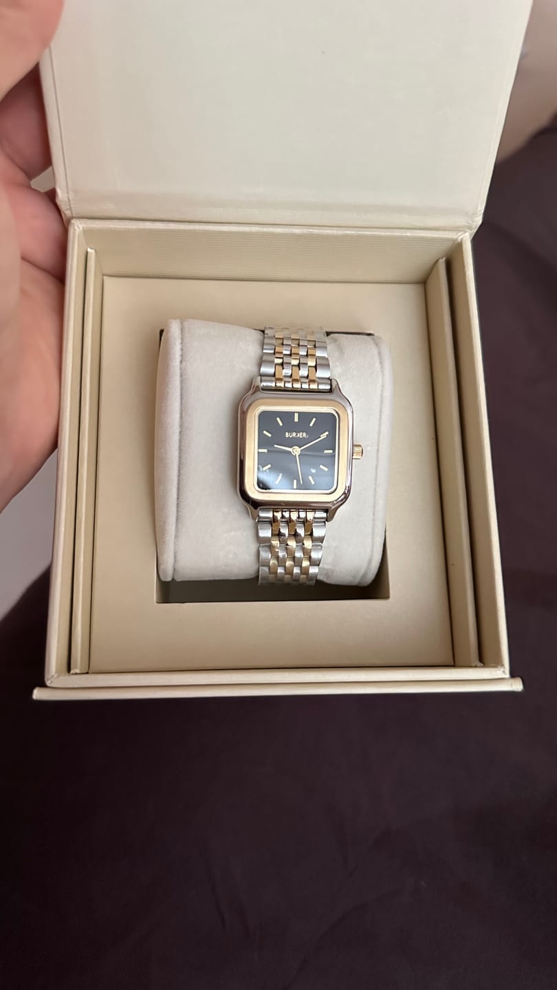 Customer photo review of Macy Black Gold Silver