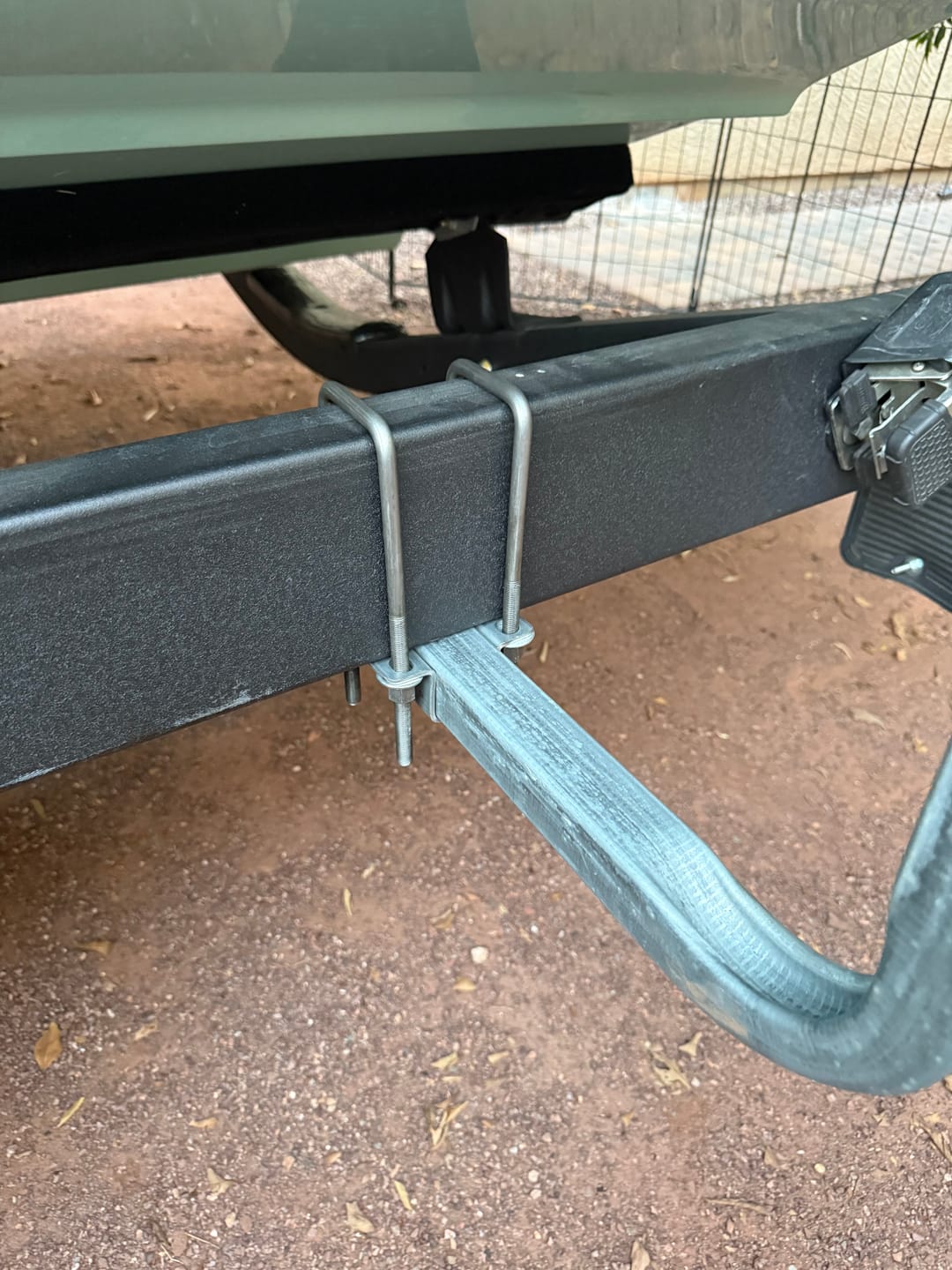 Customer photo review of 3/8 Inch Diameter U-Bolts - Square