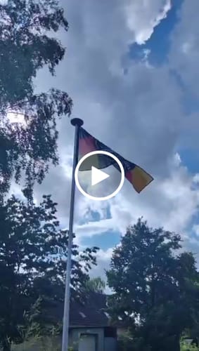 Customer video review of Fahne inkl. Druck