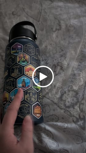 Customer video review of Let's Wander™ World Explorer Water Bottle + Stickers