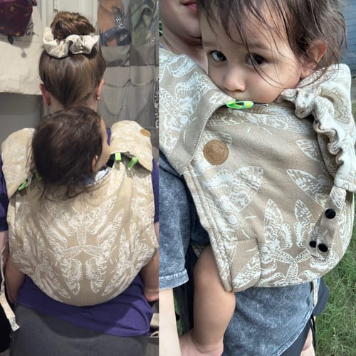 Customer photo review of Queen of the Night Lumina Toddler Onbuhimo PRO by LennyLamb