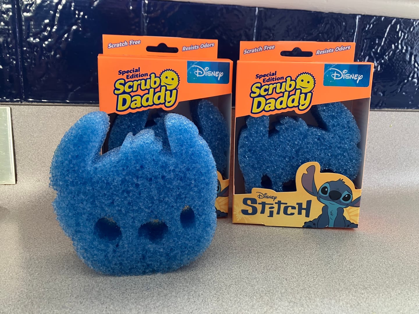 Customer photo review of Disney Stitch Scrub Daddy
