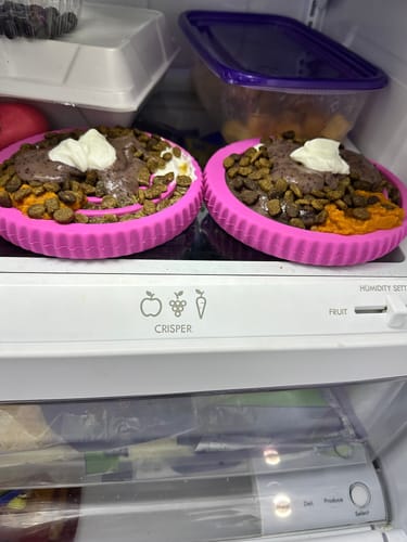 Customer photo review of Freezball - Durable Fillable Dog Chew Bone