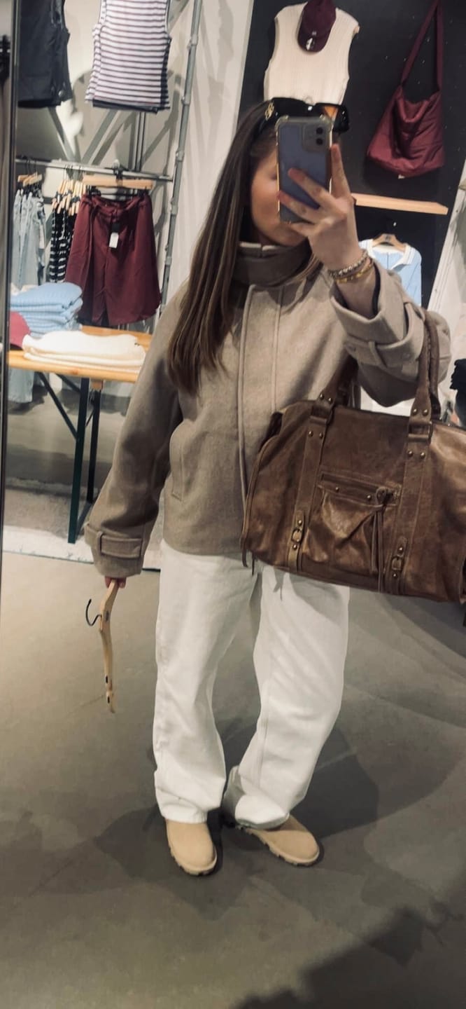 Customer photo review of It girl bag teddy brown
