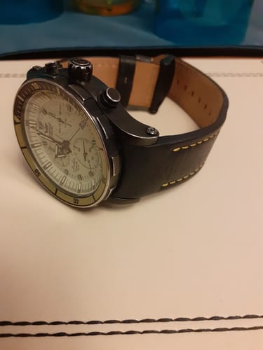 Customer photo review of Anchar Leather Strap - Black Buckle
