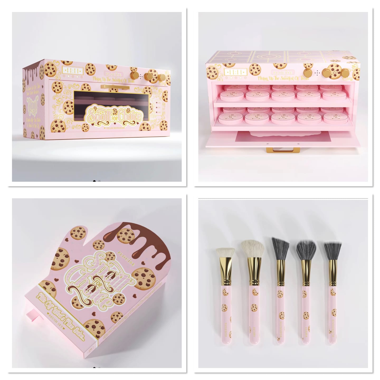 Customer photo review of P.Louise Spoilt For Choice 5-Piece Brush Set