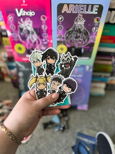 Customer photo review of Kaiju No. 8 Vinyl Sticker Pack (Kaiju No. 8)
