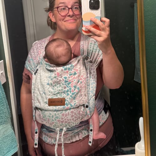 Customer photo review of Summer Mosaic DidyKlick 4u Half Buckle by Didymos