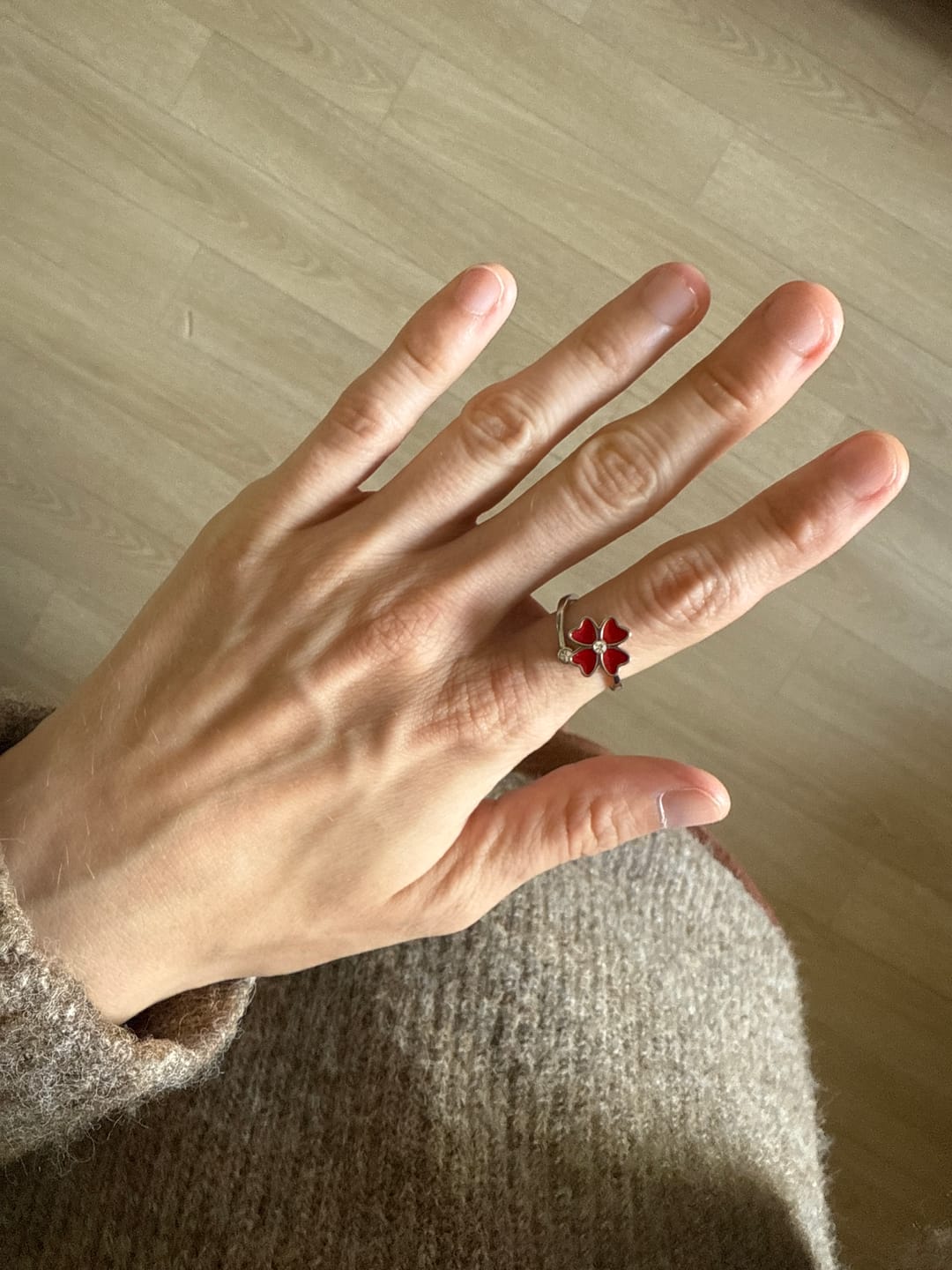 Customer photo review of Bague d'Anxiété Ajustable Aimée