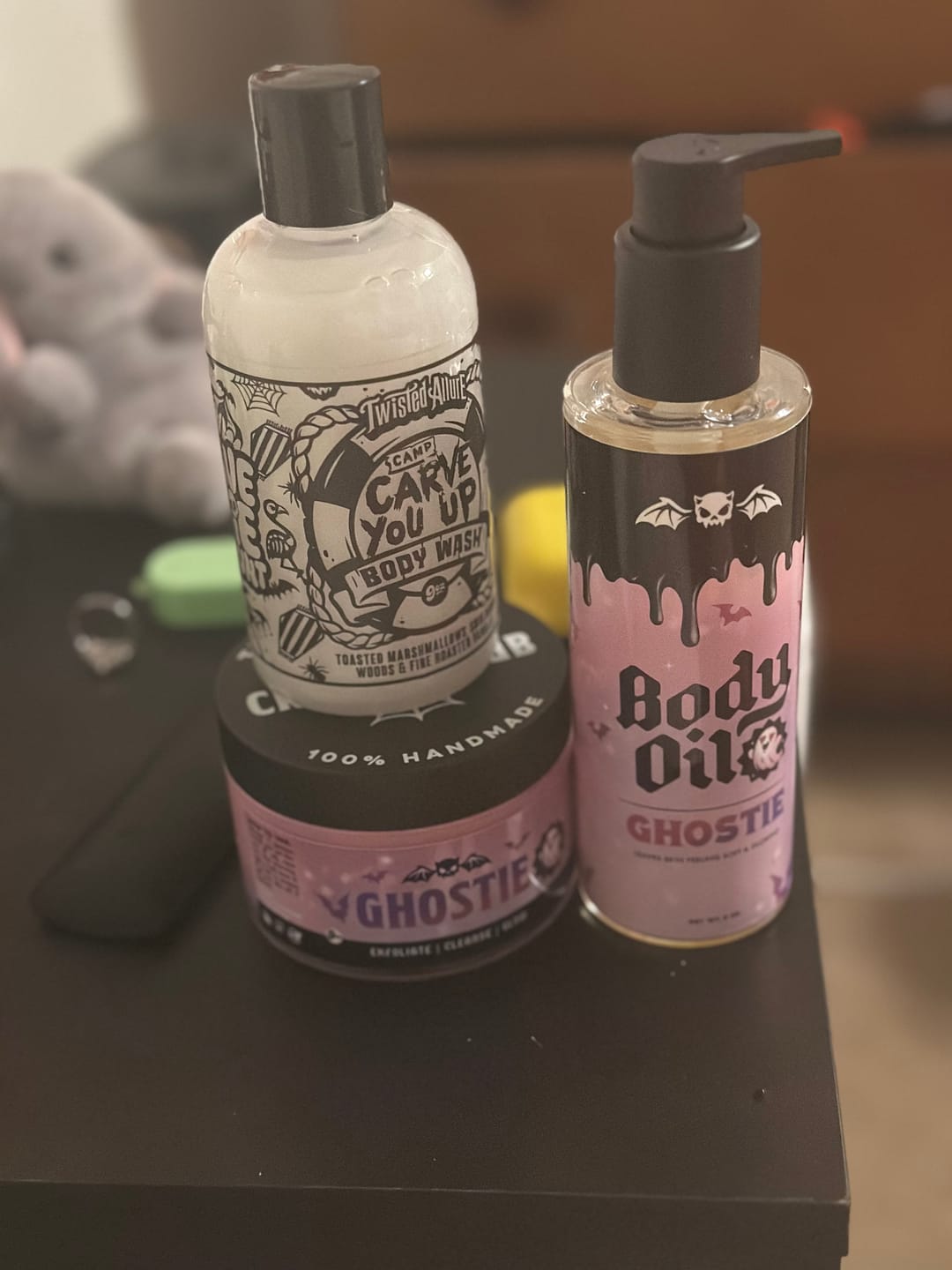 Customer photo review of Ghostie Body Oil