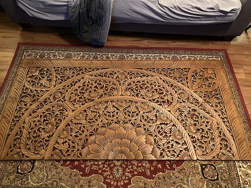 Customer photo review of Tête de Lit Panneau Rectangle - King Size 190 cm