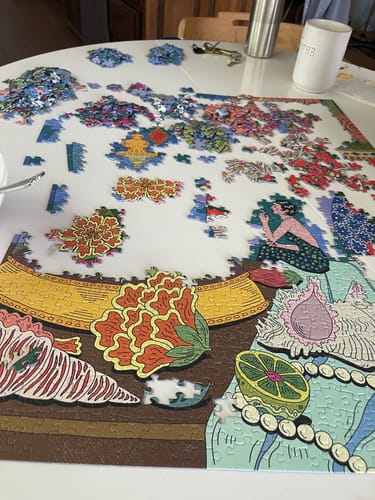 Customer photo review of Sunday Morning | 1000 Piece Puzzle