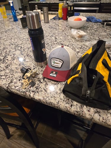 Customer photo review of Freedom Seed and Equipment Woven Patch Hat