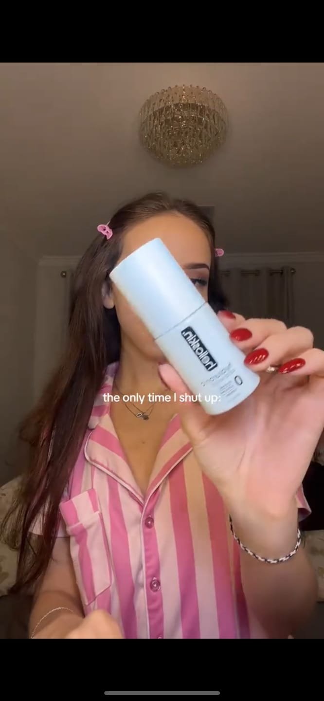 Customer photo review of hyaluronic acid serum