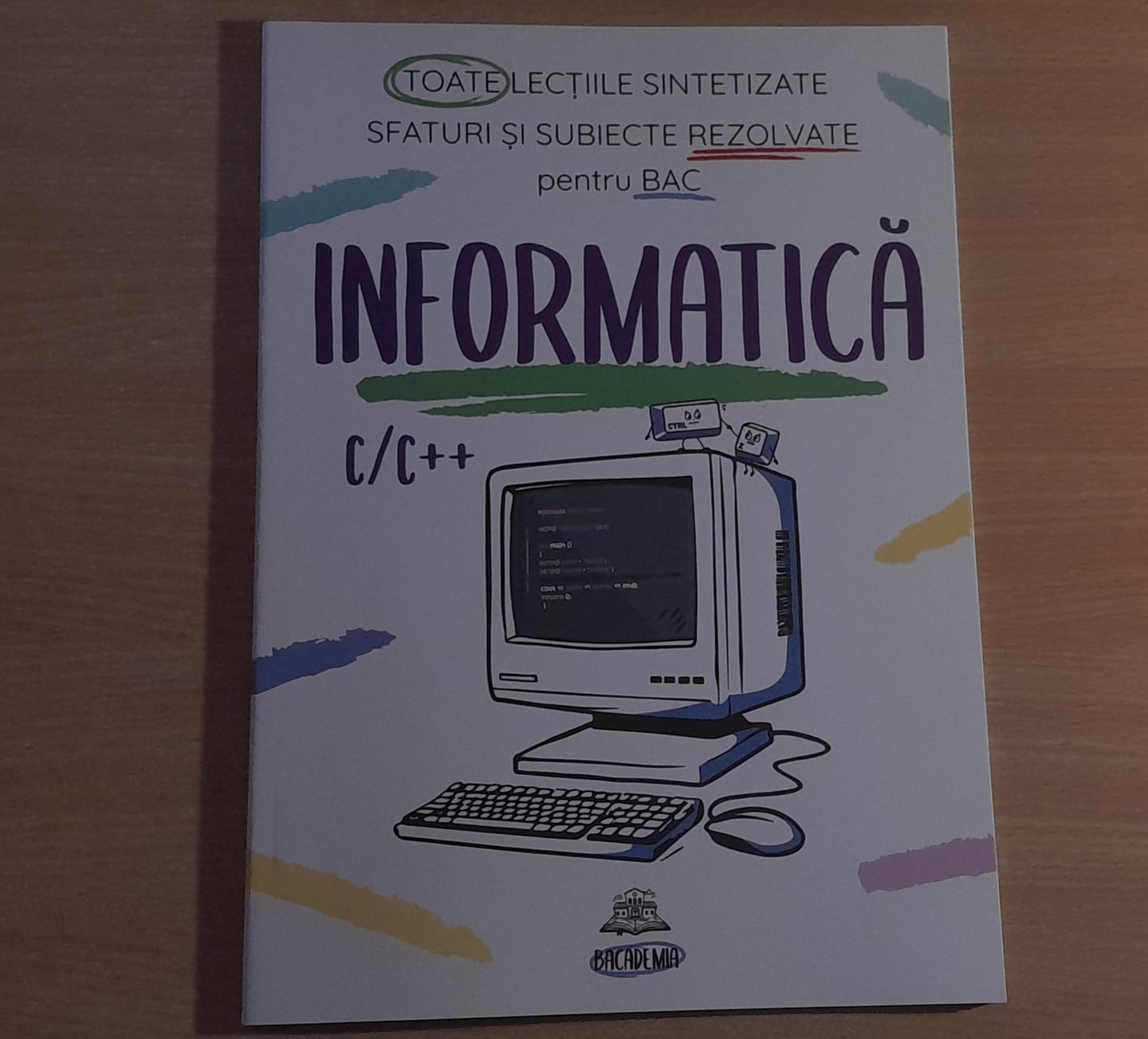 Customer photo review of Carte Informatică Bacalaureat C/C++ Bacademia