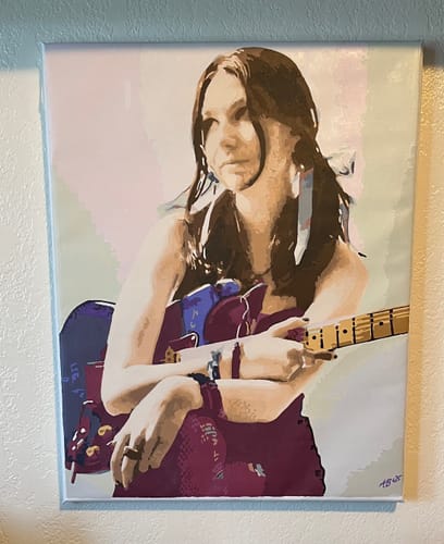 Customer photo review of Custom Paint by Numbers Kit