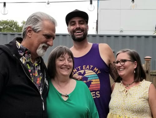 Customer photo review of You Are Safe With Me Pin