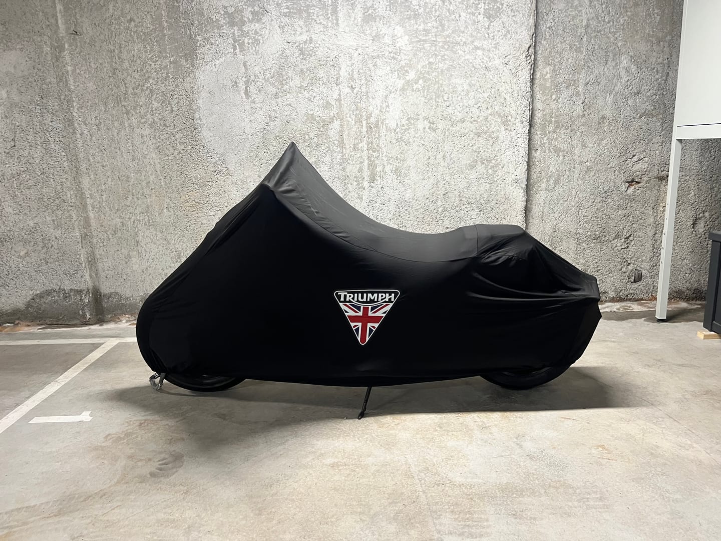 Customer photo review of Indoor Custom Motorcycle Covers