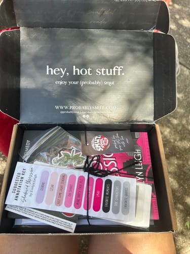 Customer photo review of good girl book club subscription