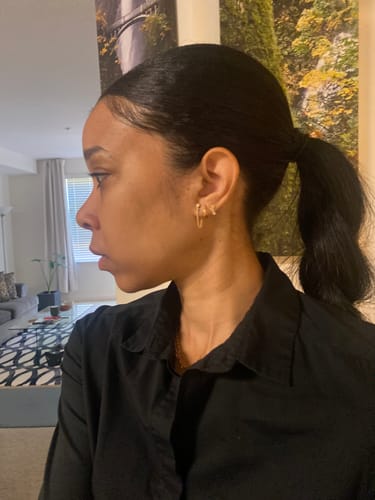 Customer photo review of Santa Cruz Earring Set