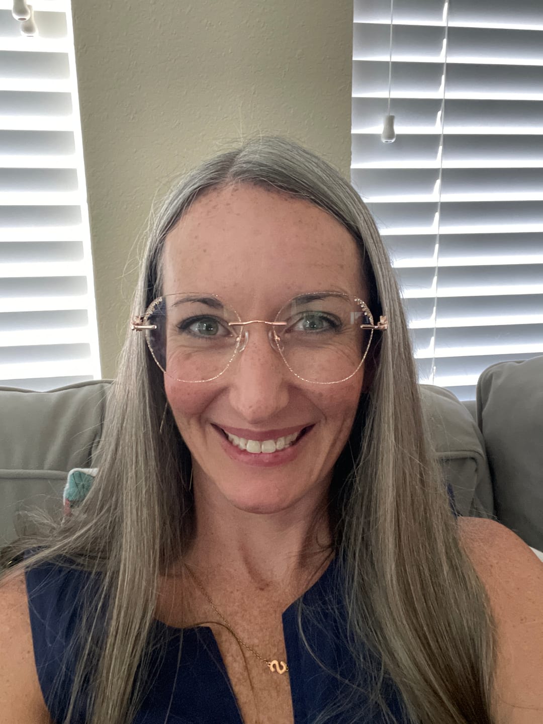 Customer photo review of Glitter Eyeglasses