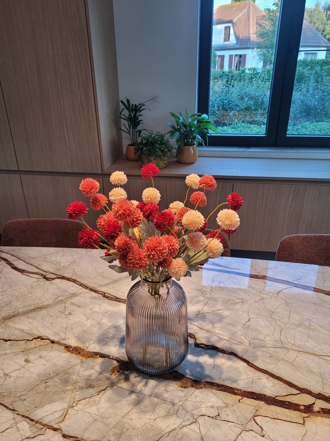 Customer photo review of Zijden Kiku Bloemen - Mix