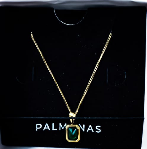 Customer photo review of Classic Emerald Necklace