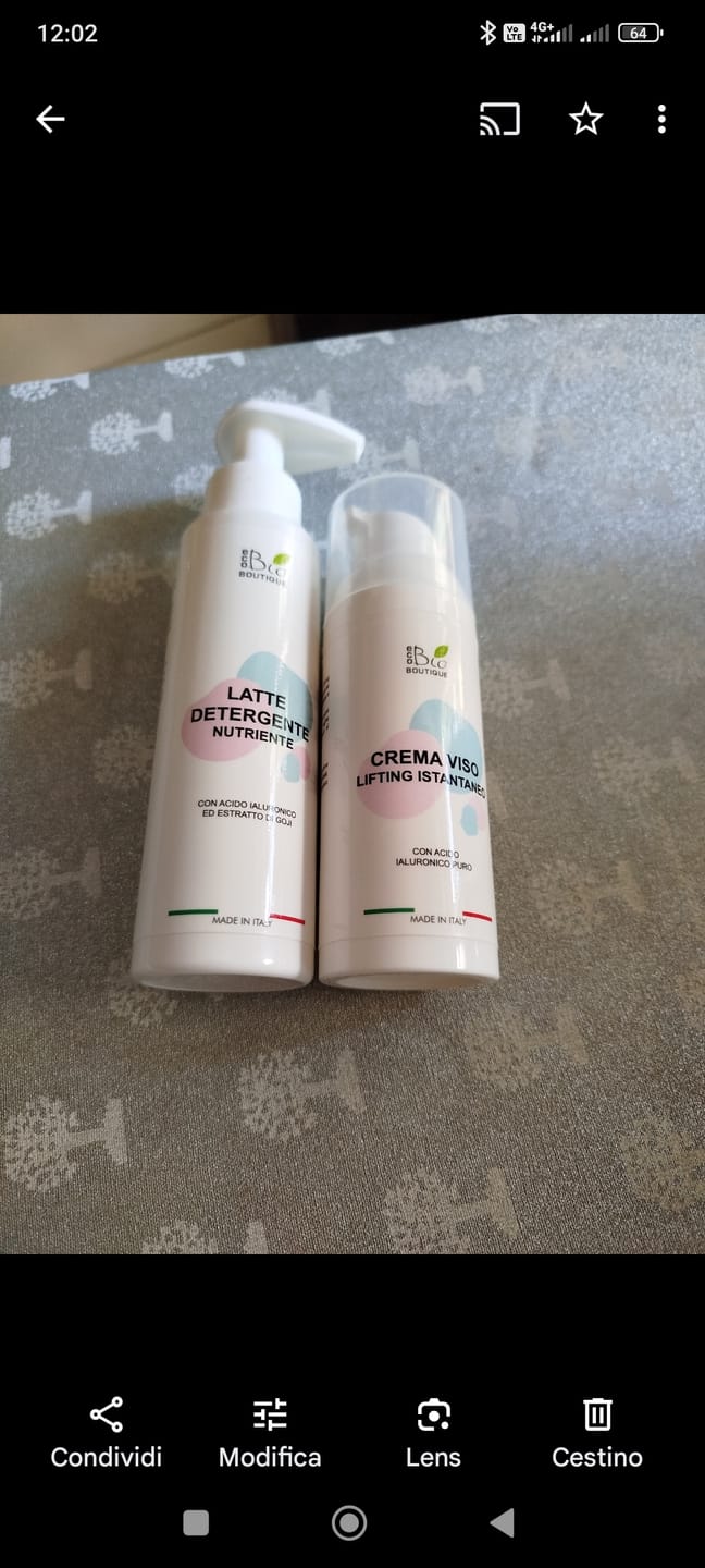 Customer photo review of Crema Viso Lifting Istantaneo