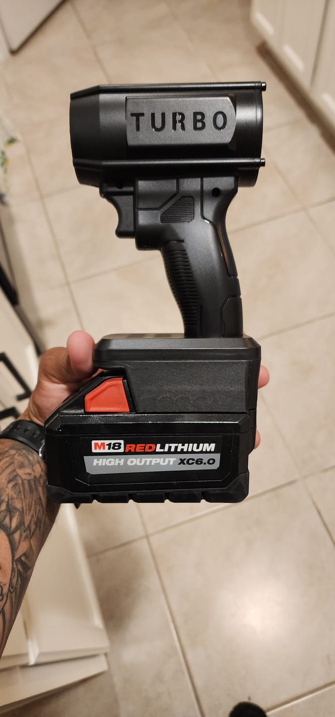 Customer photo review of Storm Industries | Jet Blower™ 2.0