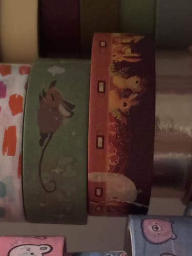 Customer photo review of Washi Tape - Bakery Shelves