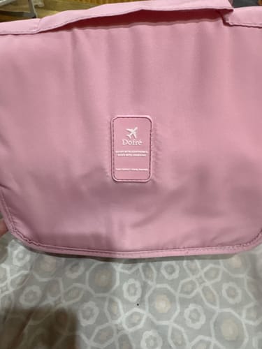 Customer photo review of Makeup Cosmetic Bag – Soft Pink