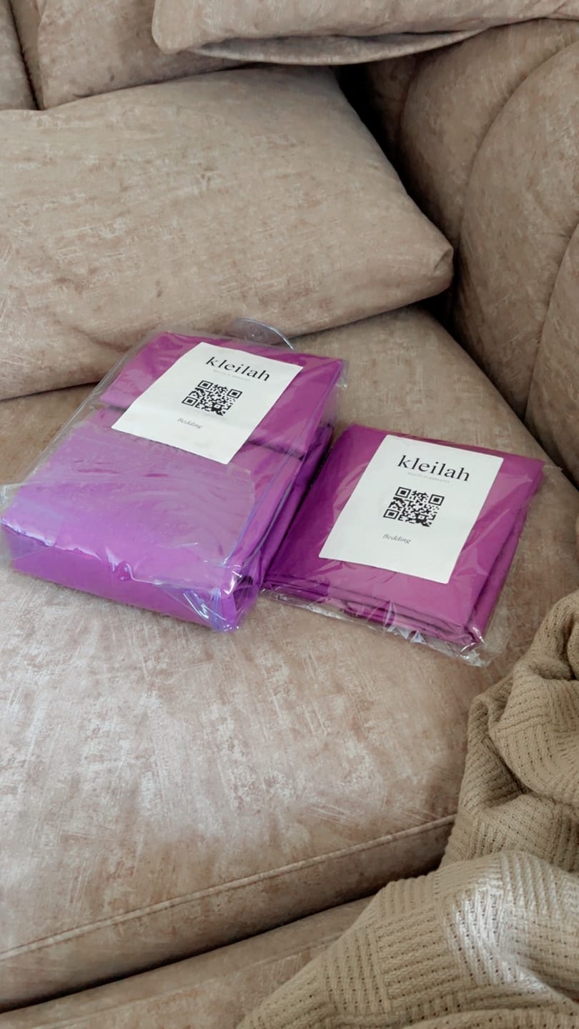 Customer photo review of Percale Fitted Sheet