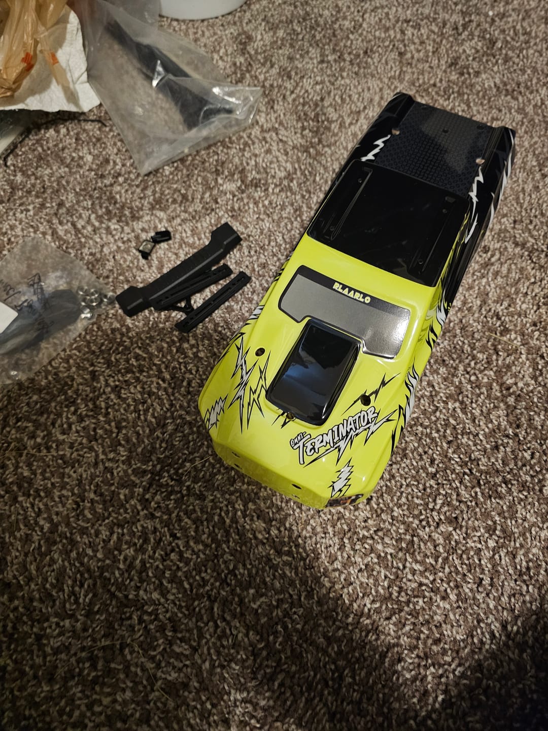 Customer photo review of Car Body, PVC, Green For RZ001