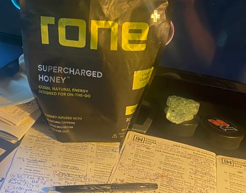 Customer photo review of 100mg Caffeine - Lemon - SuperCharged Honey (20-Pack)