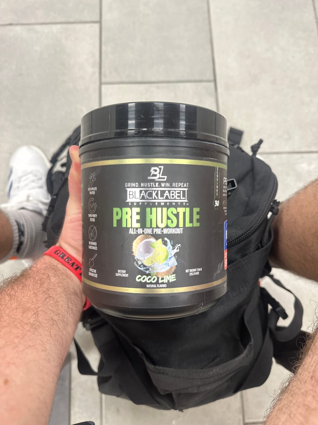 Customer photo review of PRE HUSTLE V3