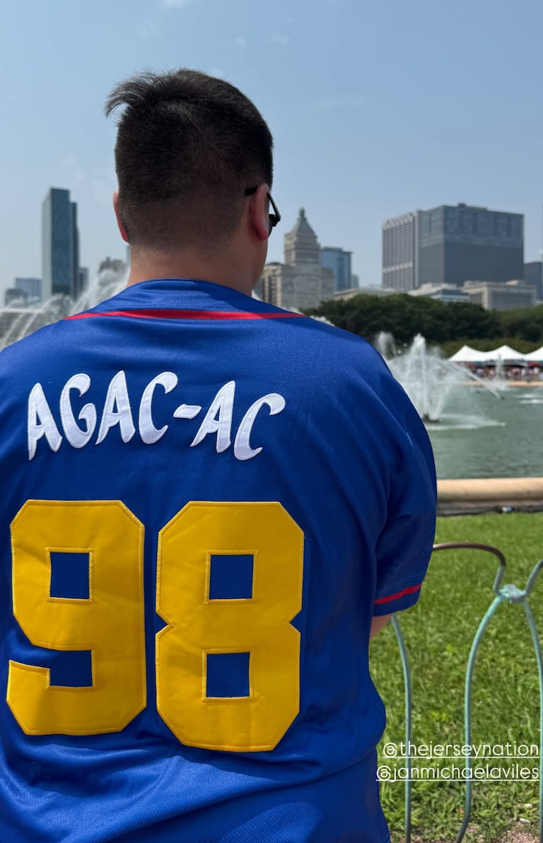 Customer photo review of Philippines Heritage Custom Baseball Jersey