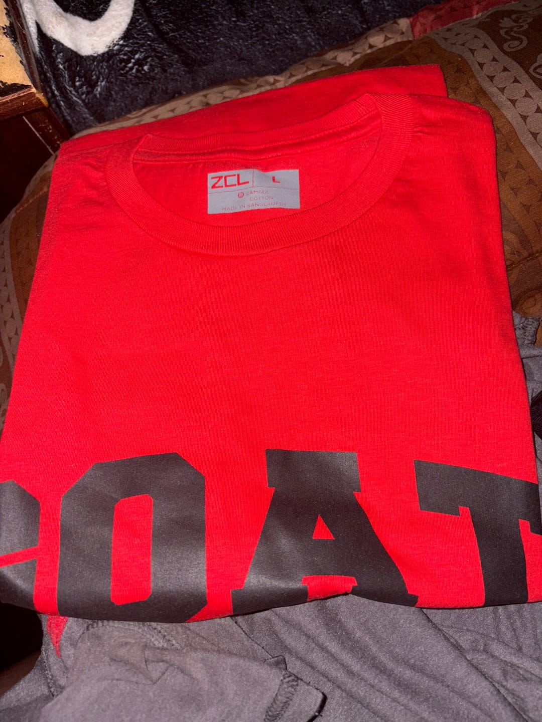 Customer photo review of Goat Tee (Black Logo)