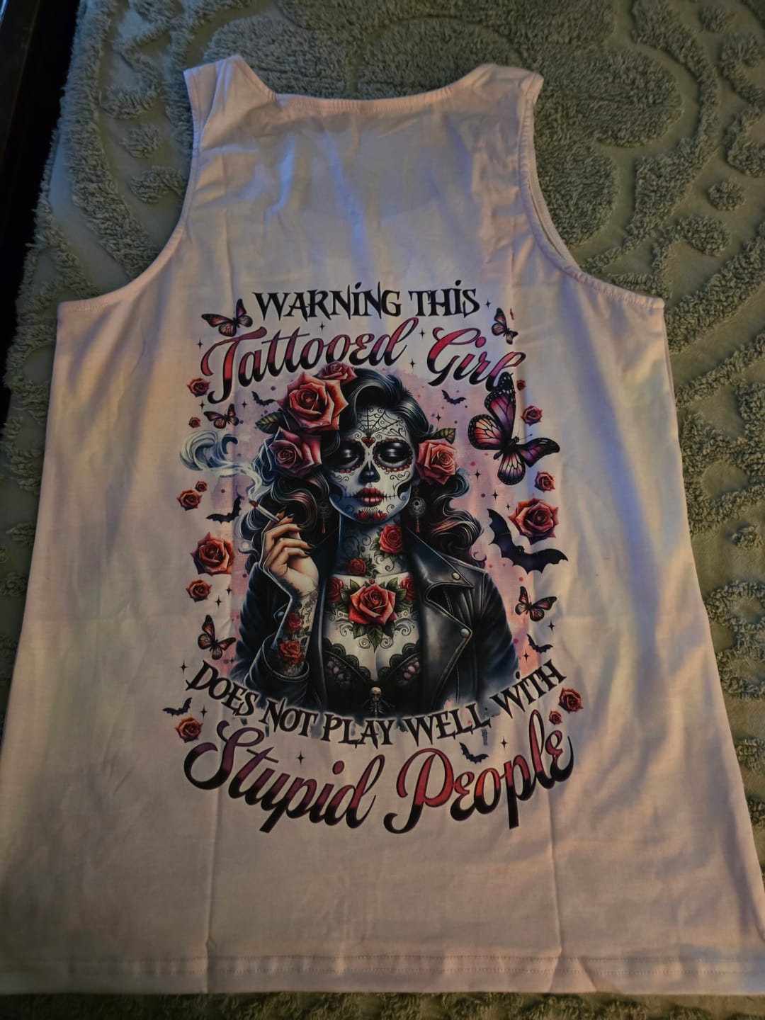 Customer photo review of WARNING THIS TATTOOED GIRL ALL OVER PRINT - TYTM2412241