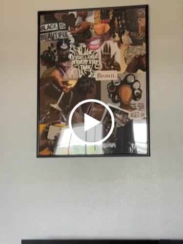 Customer video review of Juneteenth Collage II
