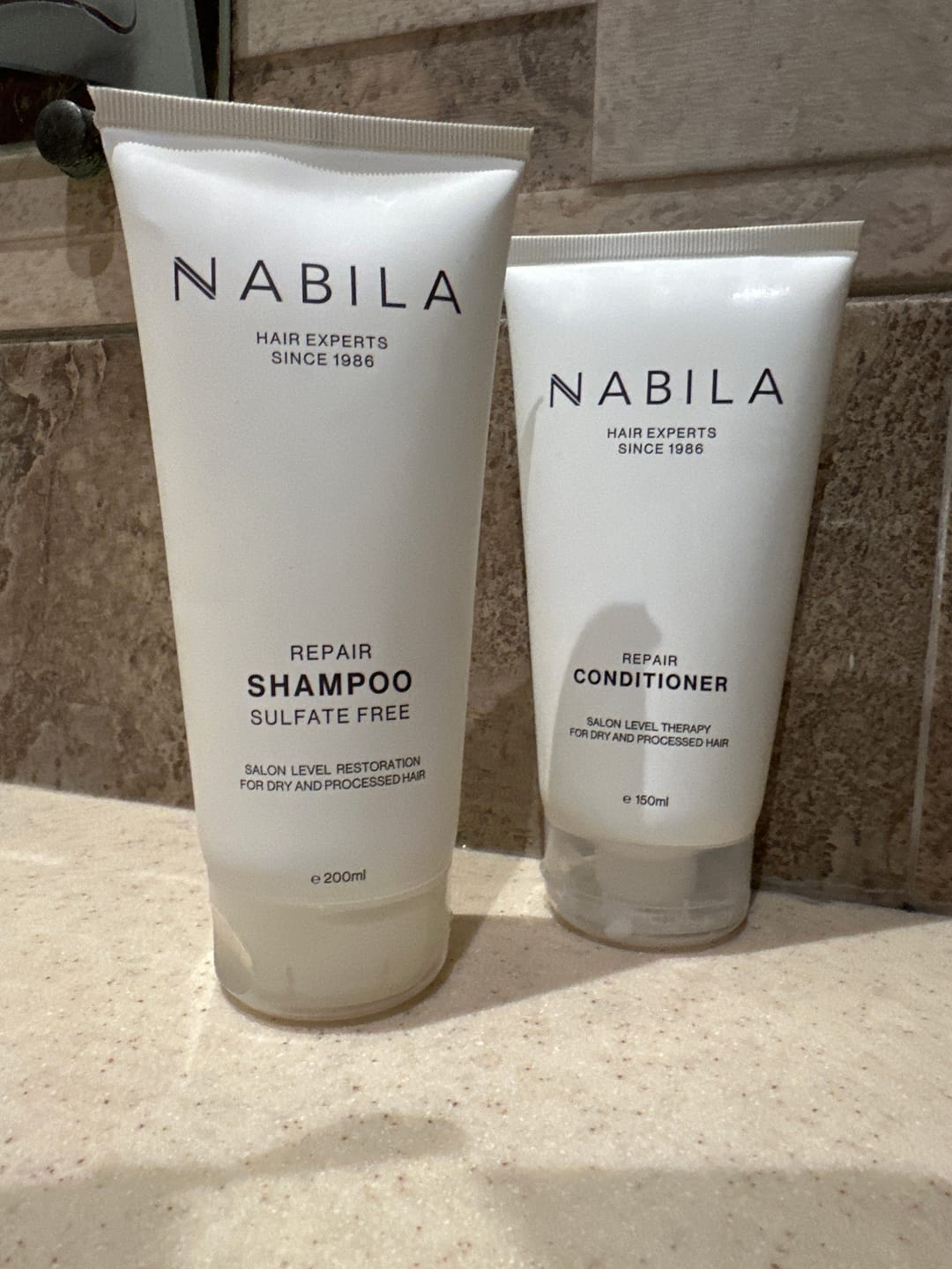 Customer photo review of NABILA Repair Conditioner | 150ml