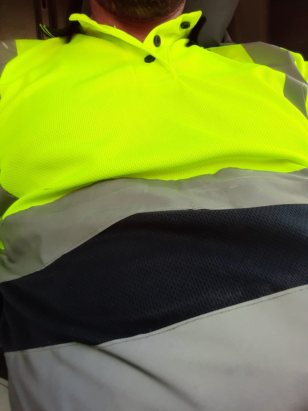 Customer photo review of Hi Vis Polo EN ISO 20471